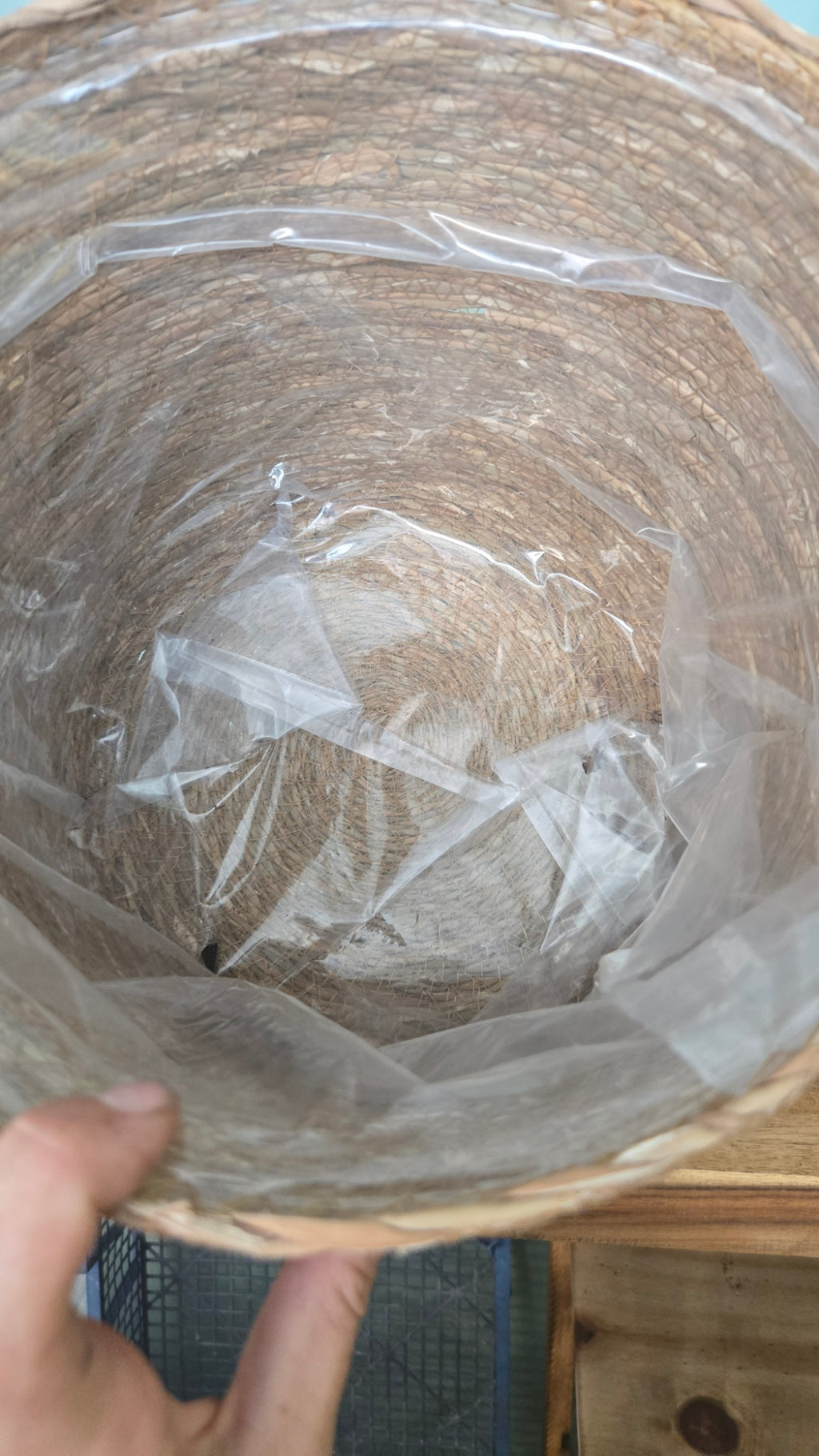 CACHE POT PANIER NATUREL