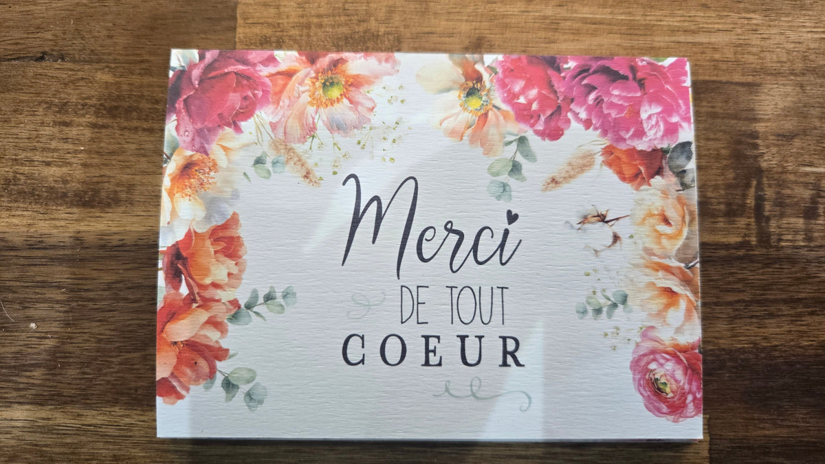 CARTE A MESSAGE