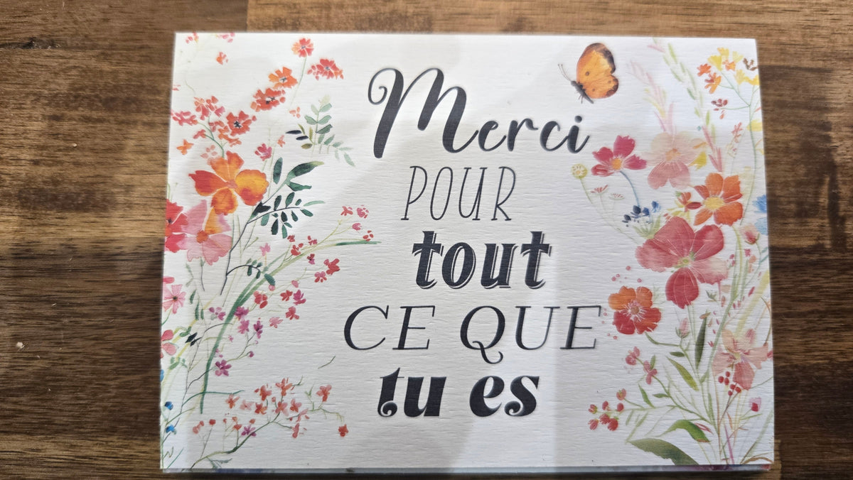 CARTE A MESSAGE