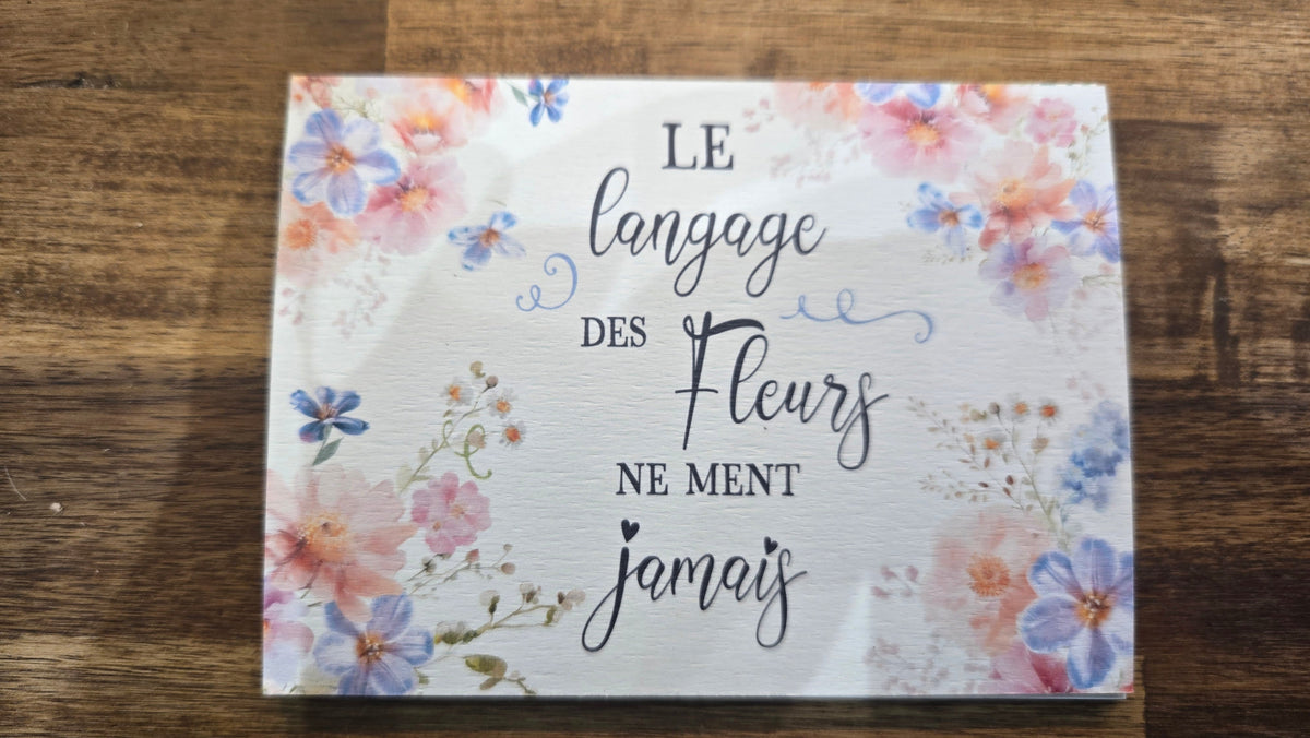 CARTE A MESSAGE