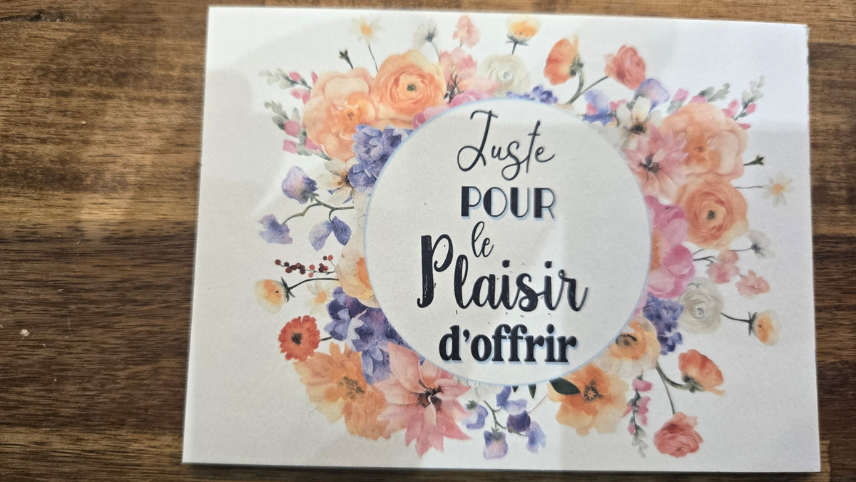 CARTE A MESSAGE