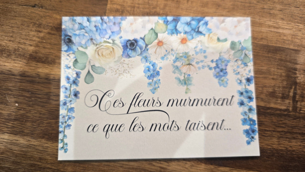 CARTE A MESSAGE
