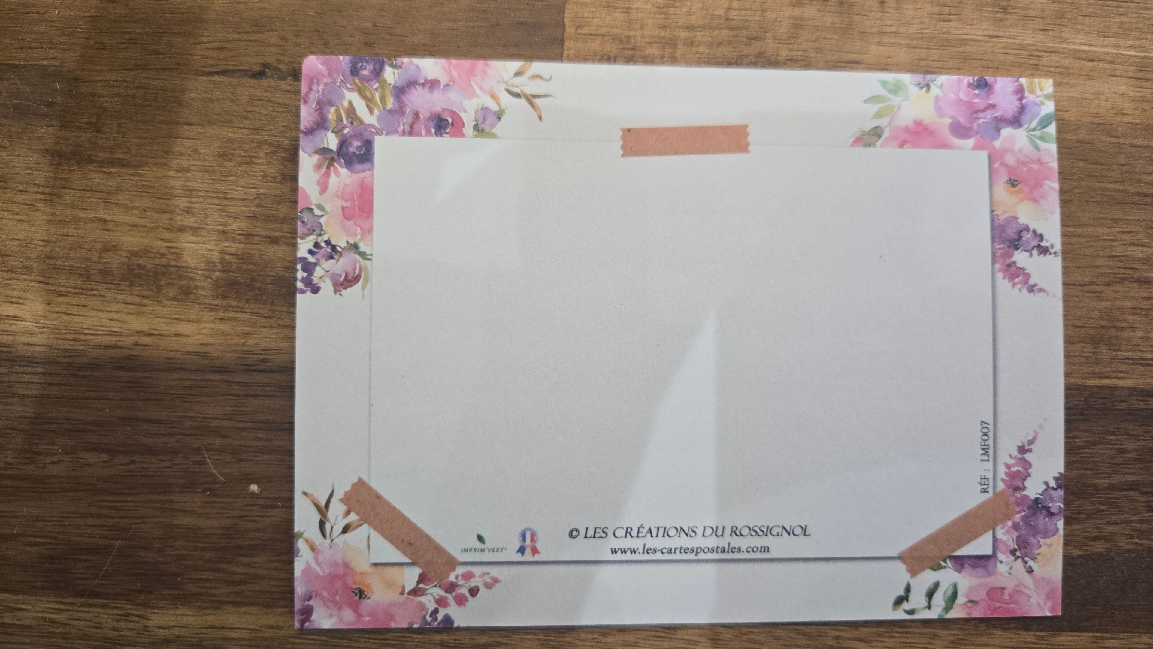 CARTE A MESSAGE